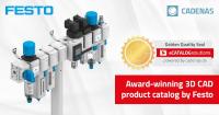 Festo ottiene il Golden Catalog Seal di CADENAS: scopri tutte le feature del Catalogo Digitale CAD 3D che ha vinto il premio