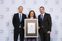 INQA-Audit erfolgreich: Bundesarbeitsministerin Nahles zeichnet HARTING aus