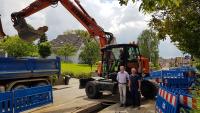 PEKA in Ottersweier arbeitet nach guten Erfahrungen mit 2 HYDREMA-Bagger