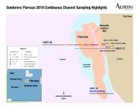 Auryn erweitert die Fierrazo-Mineralisierung auf 232 Meter mit 0,55% Kupferäquivalent auf Sombrero