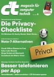 Privacy-Checkliste der c't: Mehr Datenschutz mit wenig Aufwand