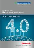 2. Management-Forum “Manufacturing Excellence 4.0” am 20./21. Juni 2018 in Lohr