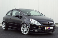 Sportier appearance and better handling: KW coilover suspensions V1 and V2 for Opel Corsa