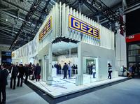 GEZE auf der BAU 2015 in München vom 19. - 24. Januar 2015 in Halle B1, Stand 538 - 539