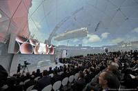 Dreifache Auszeichnung für Nord Stream Eröffnungsevent "The Arrival": Gahrens + Battermann realisiert 360-Grad-Projektion