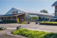 Supermarkt nutzt temporäre Losberger Leichtbauhalle