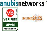 AnubisNetworks ist mit der VBSpam Zertifizierung ausgezeichnet worden