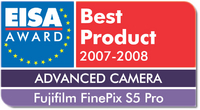 EISA Award für Finepix S5 Pro von Fujifilm: EUROPEAN ADVANCED CAMERA 2007-2008