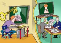 Global IT Security Survey Finds Insider Snooping on the Rise (a cartoon accompanies this release see details below)
