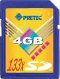 Kapazität und Performance: PRETEC 133x SD-Card 4 GB
