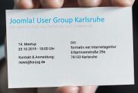 Einladung: Joomla User Group Karlsruhe bei der formativ.net Internetagentur
