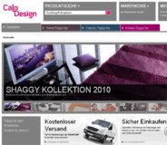 Calo-Design hat Usability, Produktpräsentation und Sicherheit des Shops optimiert.