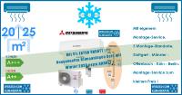 Mitsubishi Heavy Klimaanlage Wandgerät SRK 20 ZS-W + SRK 25 ZS-W + Außengerät SCM 40 ZS-W Set für 2 Zimmer mit je 20 | 25 m²