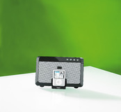 Q-Sonic Docking-Station für iPod mit Stereo-Bluetooth für MP3-Handys Für iPod, MP3-Handys und praktische alle Musik-Player