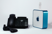 snom und 4Snewcom zeigen anlässlich der VON Europe den Mac mini als eleganteste Telefonanlage der Welt