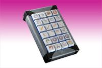 Auch beleuchtbar: X-Key-24 Frei programmierbarer Nummernblock