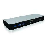 ICY BOX s'est imposé en tant que garant pour un nombre de connectivité suffisant pour le PC portable avec sa station d'accueil