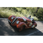 Mille Miglia 2006: Sieg für Cané/Galliani im historischen BMW 328 MM Roadster. Voller Erfolg für das Münchner Traditionshaus.