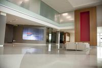 eyevis video wall welcomes visitors at Bell Helicopters
