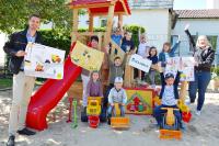 Baggern dank Goldbeck Münster: Osnabrücker Kitas freuen sich über Spielbaufahrzeuge