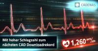 Atemberaubende Frequenz: 1260 CAD Modelle Downloads pro Minute durch Architekten, Ingenieurinnen und Planer