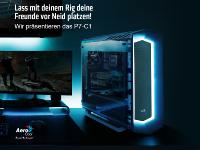 Jetzt bei Caseking: Das Aerocool P7-C1 Midi-Tower-Gehäuse mit hexagonalem Design und schicker LED-Beleuchtung