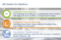 ASC Recording und Analytics jetzt auf Salesforce AppExchange