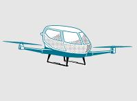 Ultraleichtes Landegestell aus Carbonfaserverbund für Flugtaxis