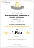 Andrea Lachmuth gewinnt den Titel „Beste Pressemitteilung 2014“ von PR-Gateway