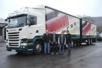 Weinkellerei Peter Mertes KG mit neuem LKW-Werbeauftritt...