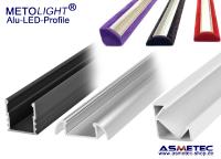 LED ALU-Profile - für die dekorative Gestaltung von Möbeln, Regalen, Räumen oder Fluren