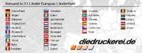 diedruckerei.de weitet den Service aus - Versand von Drucksachen jetzt in 31 Länder Europas