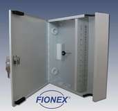 Kompakter FIONEX® Wandverteiler für Glasfaser-Anwendungen