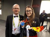 Diana Reuter erkämpft Silbermedaille und ist "Best of Nation"