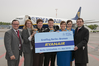 Zum Jubiläum drei neue Ryanair-Strecken ab Schönefeld