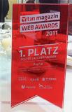 t3n Web Awards 2011: PayPal zum besten Zahlverfahren gewählt