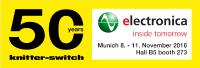 electronica 2016: 50 Jahre knitter-switch