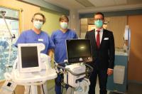 Verstärkt im Kampf gegen Corona - Zusätzliche Beatmungsgeräte und Schutzausrüstung für Lungenklinik Gauting