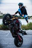 Bike-Stuntshow mit Ninja Kick