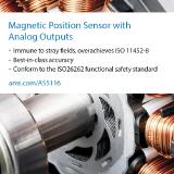 ams drives automotive electrification with new highest reliability and durability rotary position sensor