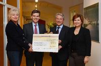 B.i.TEAM überreicht Spende in Höhe von 2.500 Euro an den Karlsruher-Kindertisch e.V.