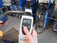 Anwendungsbericht - Validierung und Kalibrierung von Schweißgeräten mit digitalem Handtachometer