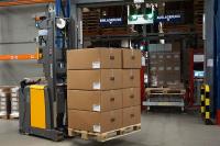 Fahrerloses Transportsystem am Standort in Harsewinkel implementiert