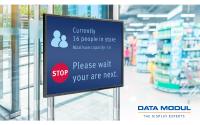 Hygiene- und Schutzmaßnahmen: DATA MODUL präsentiert 42"Panel PC-Lösung für erfolgreiches Kunden- und Besuchermanagement