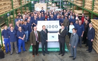 Bei Heidelberg läuft der 1000. Suprasetter vom Band