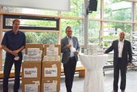 RFID-Spezialist Elatec spendet Mundschutz für Katastrophenschutz Fürstenfeldbruck und Seniorenheim Augustinum
