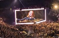 Kettenzug-Funkfernsteuerung mit Adele auf Welttournee