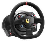 T300 Ferrari Integral Racing Wheel Alcantara Edition: Thrustmaster steht auf der Pole! Mit Dem neuen Mit Alcantara®-bezogenen Lenkrad, mit einem bürstenlosem Servomotor in der Force Feedback basis und einem einstellbarem Pedalset mit 3 Pedalen