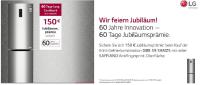 LG Home Appliance startet mit coolen Cashback-Aktionen in den Jubiläumsfrühling