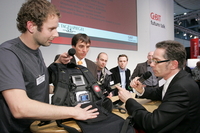 Das smartTextiles Village auf der Cebit 2007